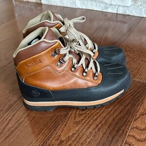 Timberland Boys Euro Hiker Shell Toe Boots